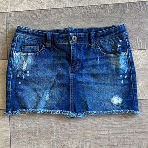 Armani exchange jeans skirt size 2